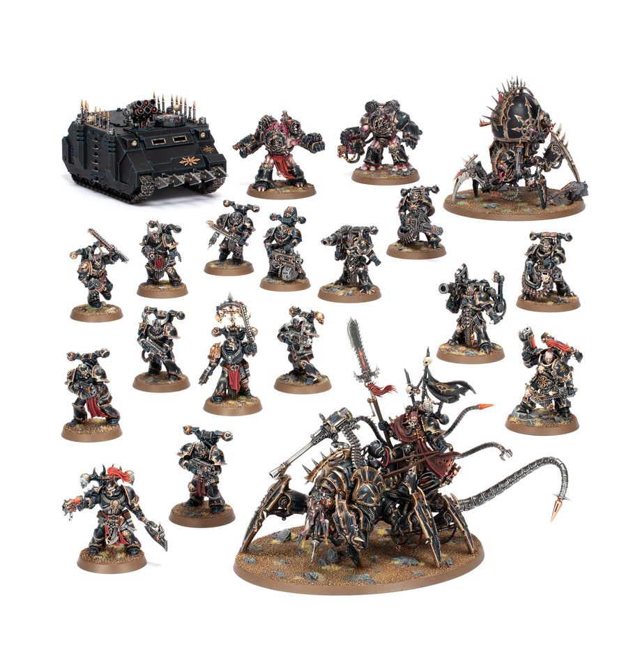 Warhammer 40,000 Chaos Space Marines Hellforged Warband