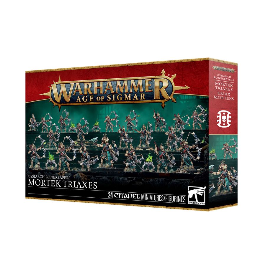 Warhammer Age of Sigmar Ossiarch Bonereapers Mortek Triaxes