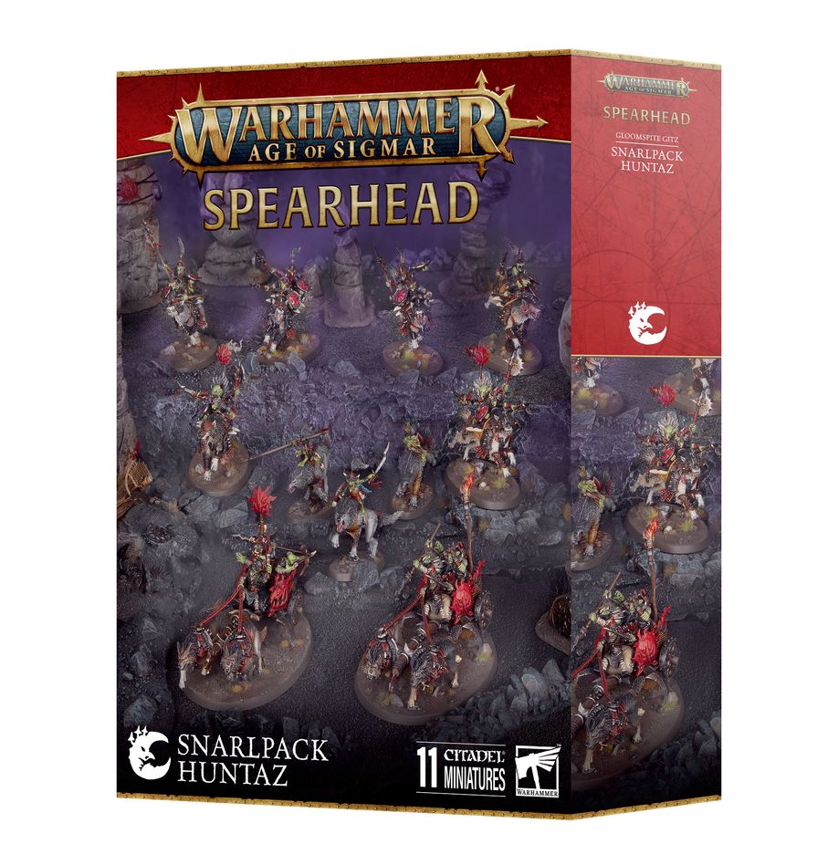 Age of Sigmar Gloomspite Gitz Snarlpack Huntaz