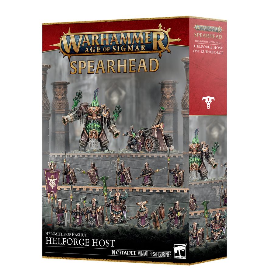 Warhammer Age of Sigmar Helsmiths of Hashut Spearhead Helforge Host