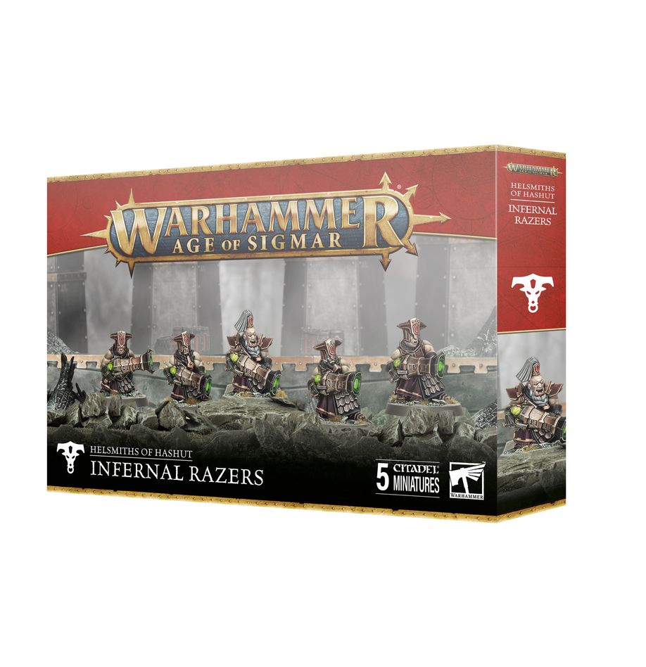 Warhammer Age of Sigmar Helsmiths of Hashut Infernal Razers