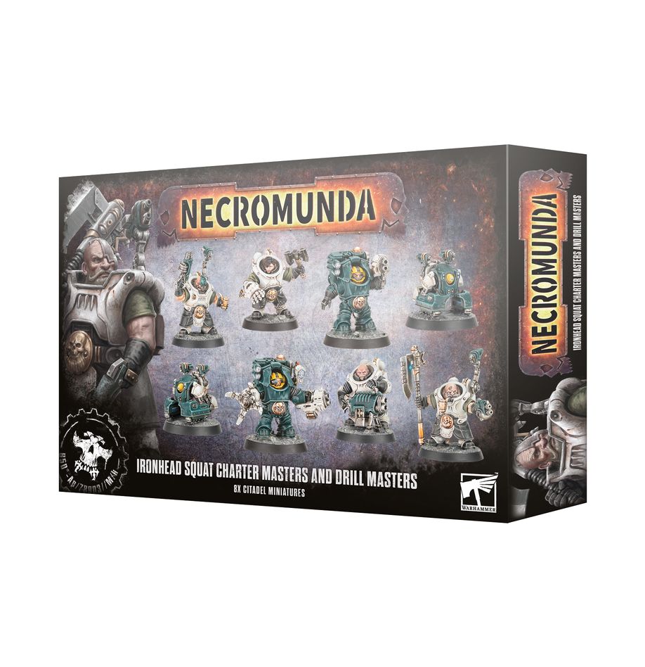 Warhammer Necromunda Ironhead Squat Charter Masters and Drill Masters