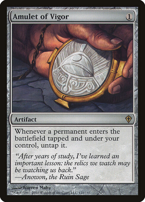 Amulet of Vigor - Worldwake #121 (Near Mint)