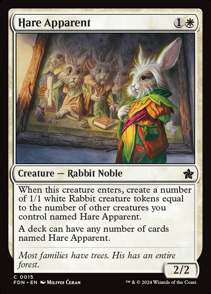 Hare Apparent - Foundations #15 (Lightly Played)