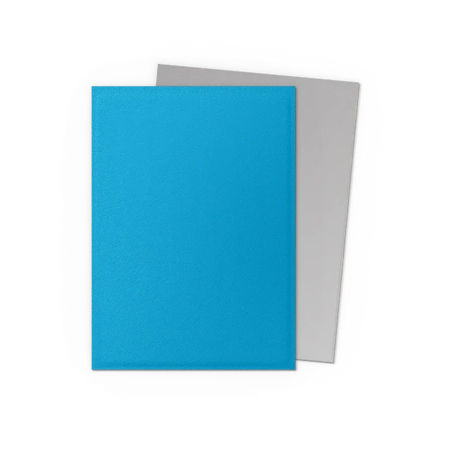 Dragon Shield Sky Blue & Silver Standard Matte Dual Card Sleeves (100ct)