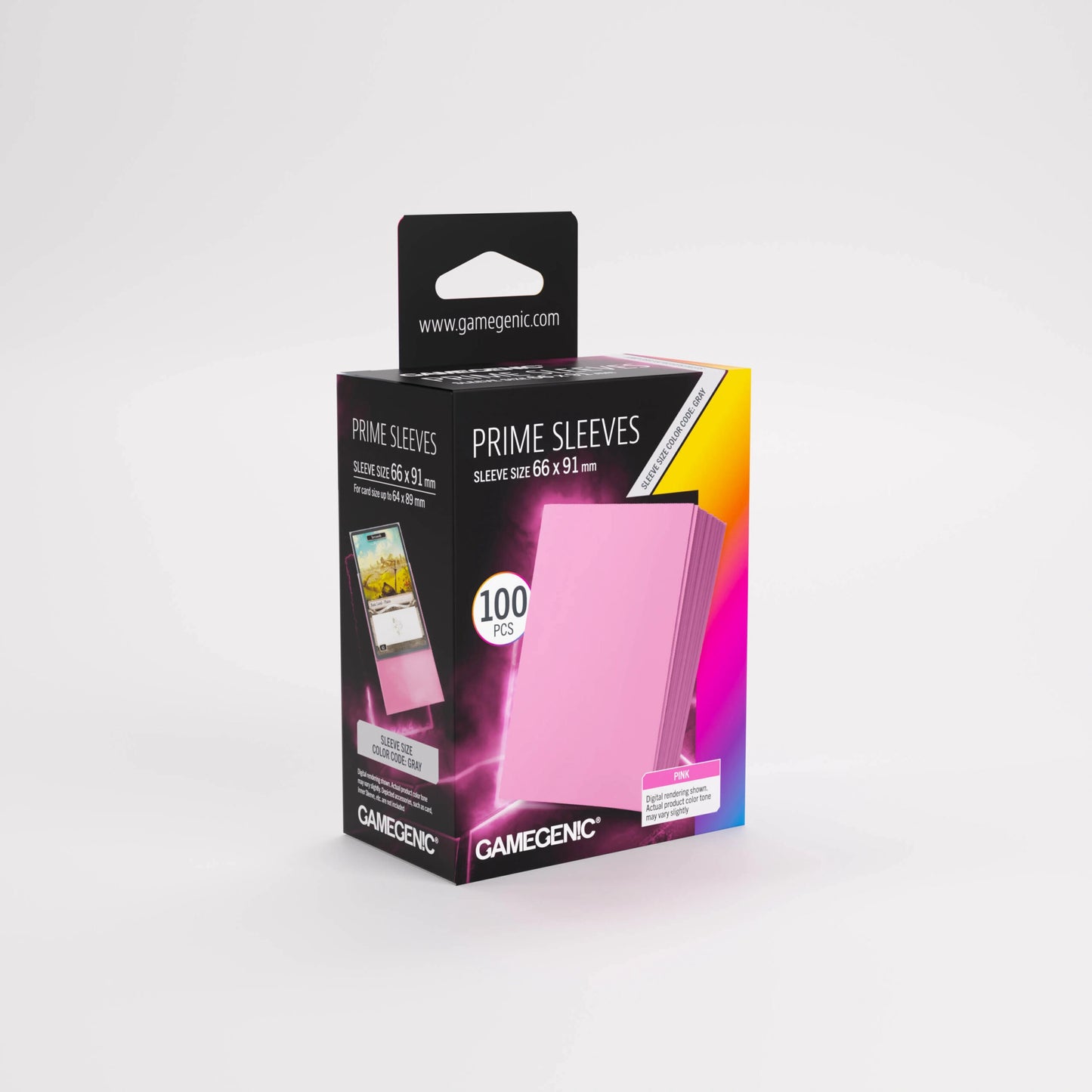 Gamegenic Prime Pink Card Sleeves (100ct Box)