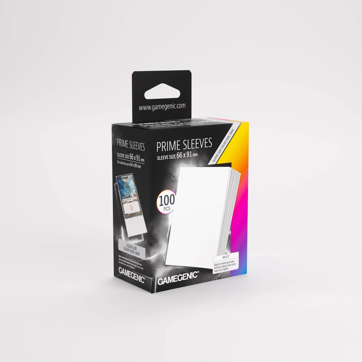 Gamegenic Prime White Card Sleeves (100ct Box)