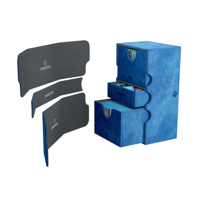 Gamegenic Stronghold 200+ Convertible Blue Deck Box