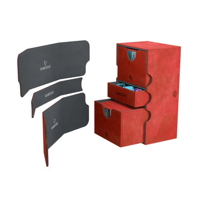 Gamegenic Stronghold 200+ Convertible Red Deck Box