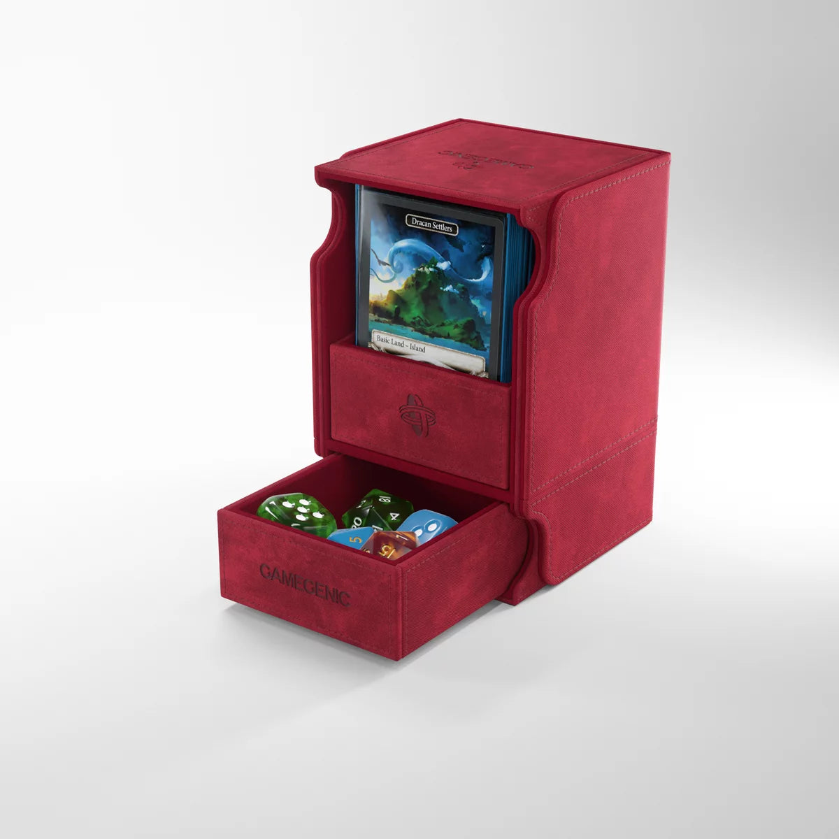 Gamegenic Watchtower 100+ XL Convertible Red Deck Box
