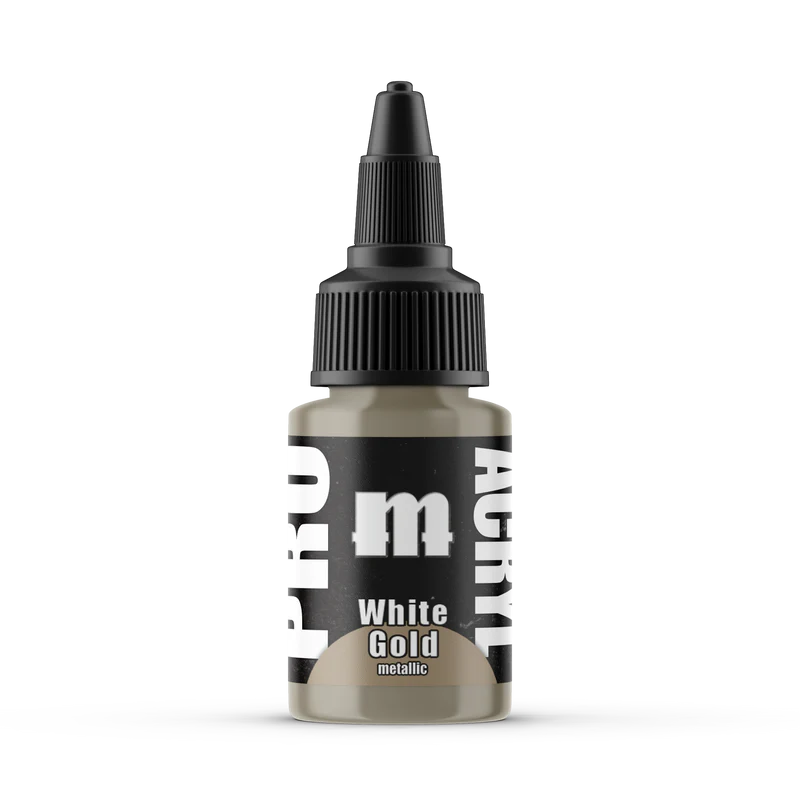 Pro Acryl Paint 029 White Gold