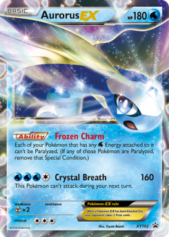 Aurorus-EX Holofoil - XY Black Star Promos #XY102 (Near Mint)