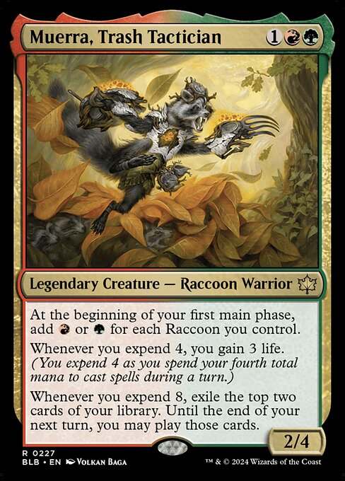 Muerra, Trash Tactician - Bloomburrow #227 (Near Mint Foil)