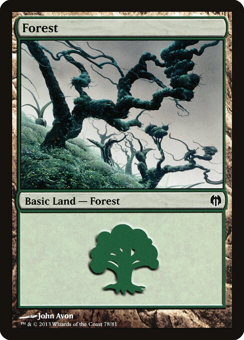 Forest - Duel Decks: Heroes vs. Monsters #78 (Near Mint)