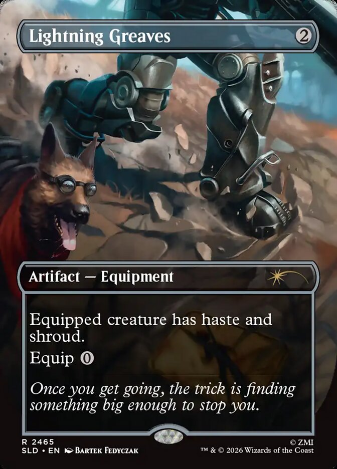 Lightning Greaves - Secret Lair Drop #2465 (Lightly Played Foil)