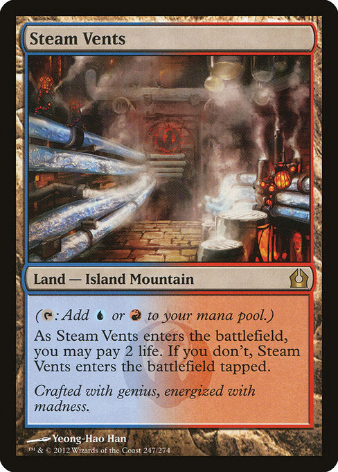 Steam Vents - Return to Ravnica #247 (Lightly Played)