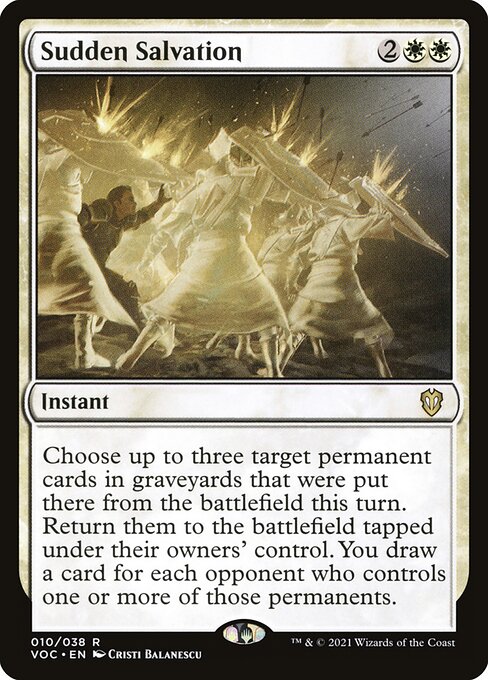 Sudden Salvation - Crimson Vow Commander #10 (Near Mint)