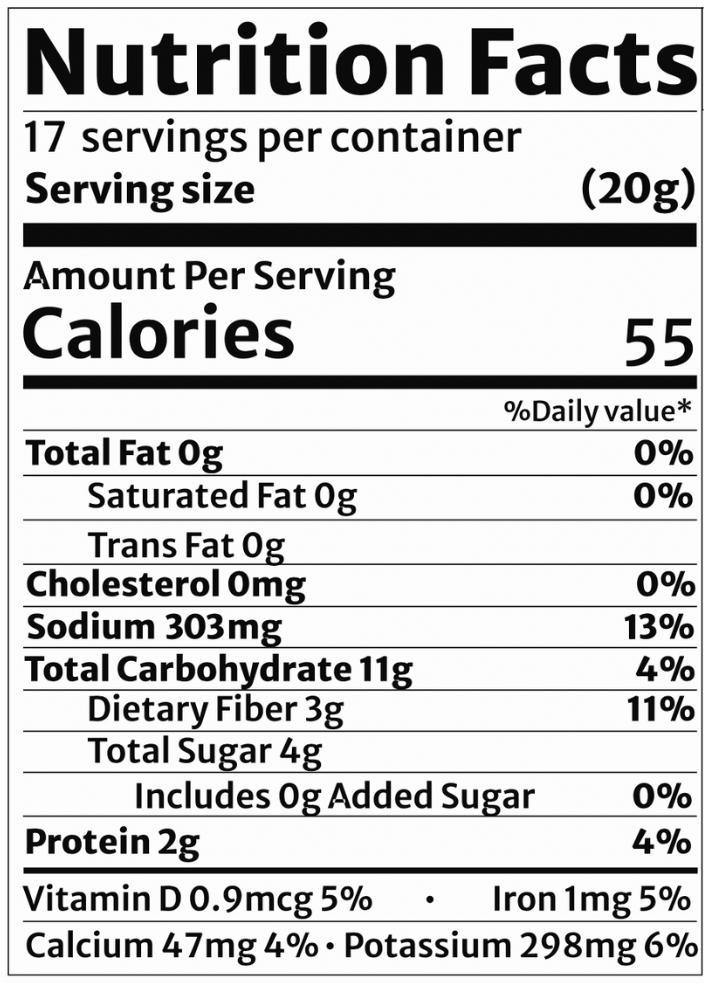Kimchi Mix Dried Toppings Mix - 12 oz bag