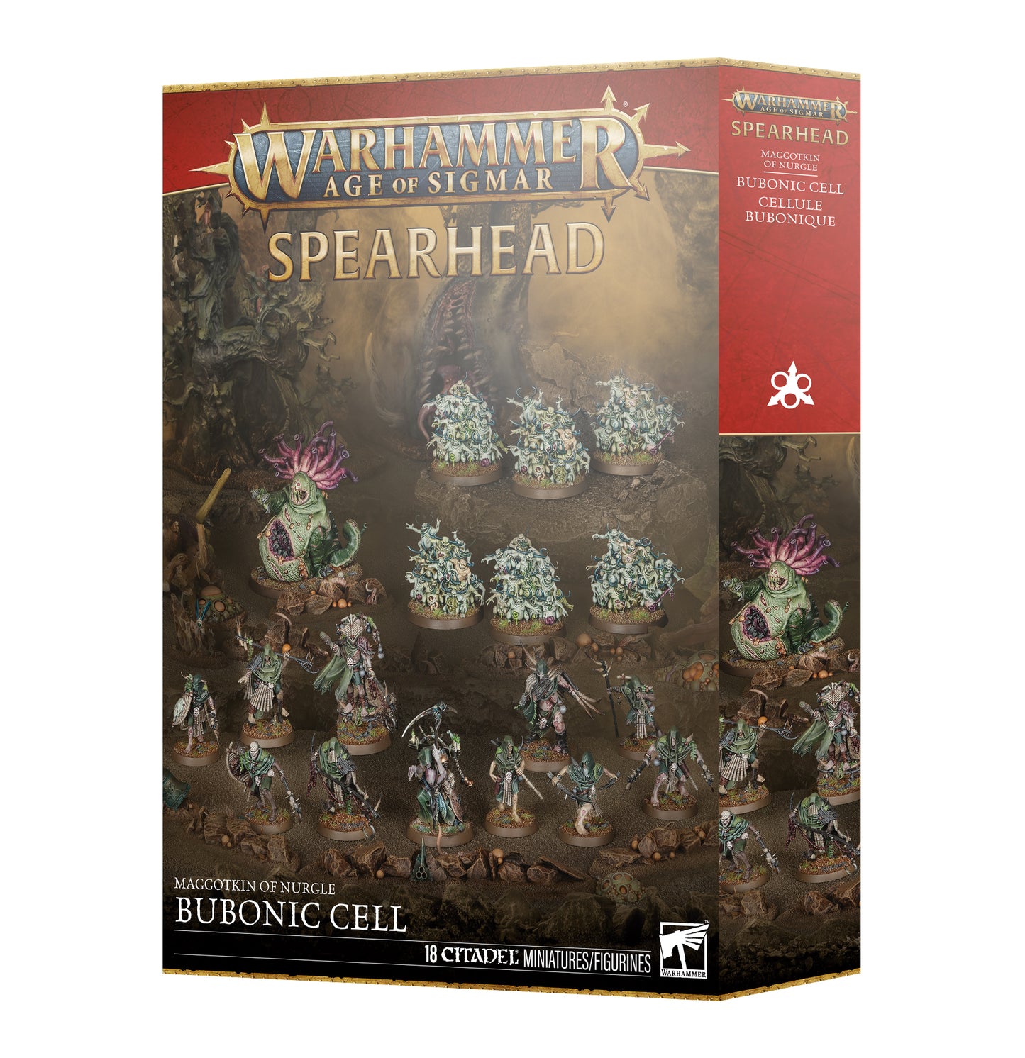 Warhammer Age of Sigmar Maggotkin of Nurgle Spearhead Bubonic Cell