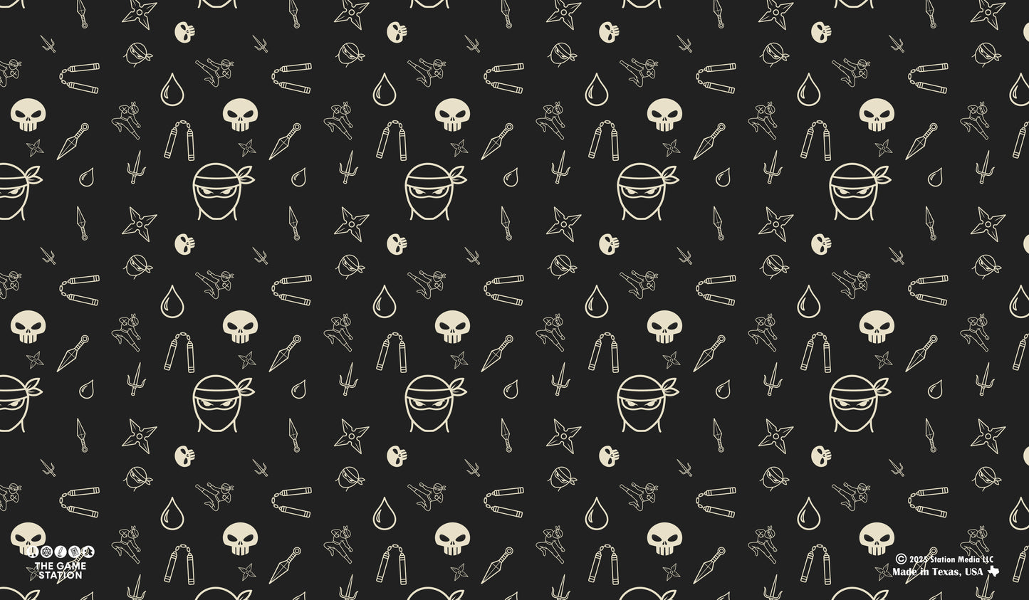 Ninja Pattern TCG Playmat 24x14