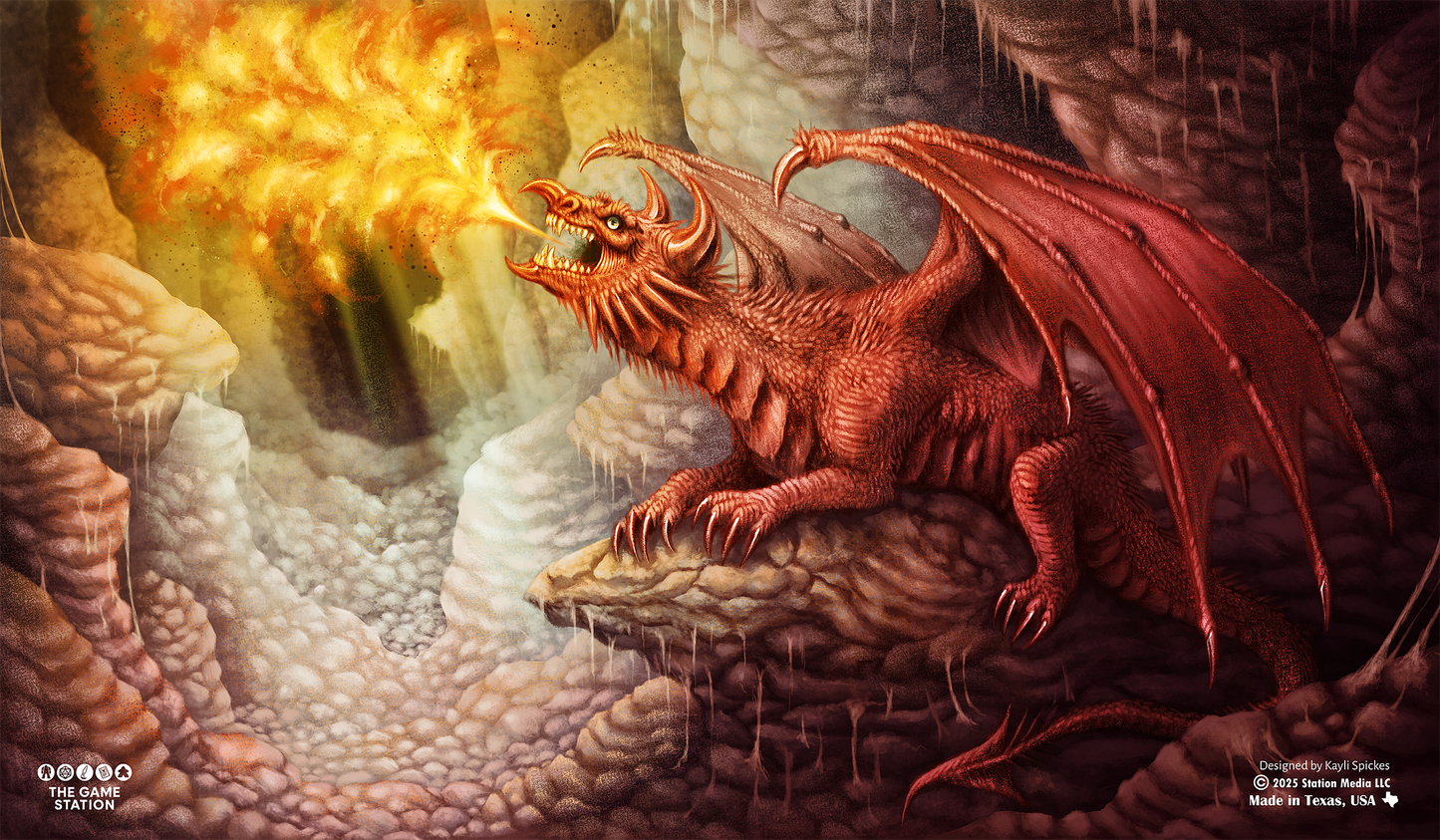 Red Dragon TCG Playmat 24x14