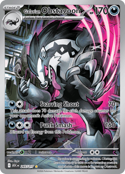 Galarian Obstagoon - Ascended Heroes #245 (Near Mint)