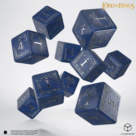 7-Die Set: The Lord of the Rings - Gondor 10xD6 Dice Set