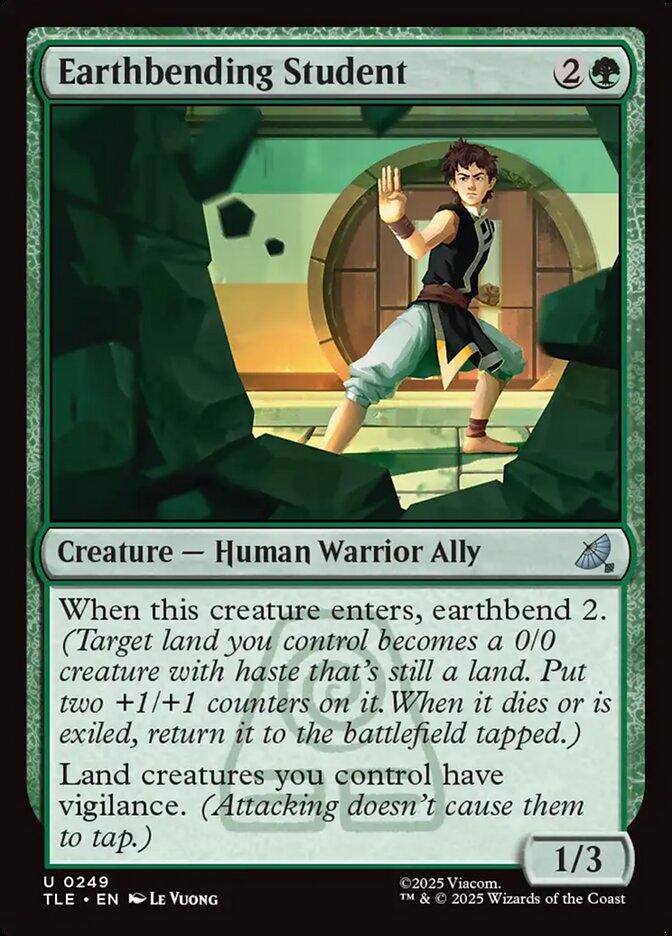 Earthbending Student - Avatar: The Last Airbender: Eternal-Legal #249 (Lightly Played Foil)