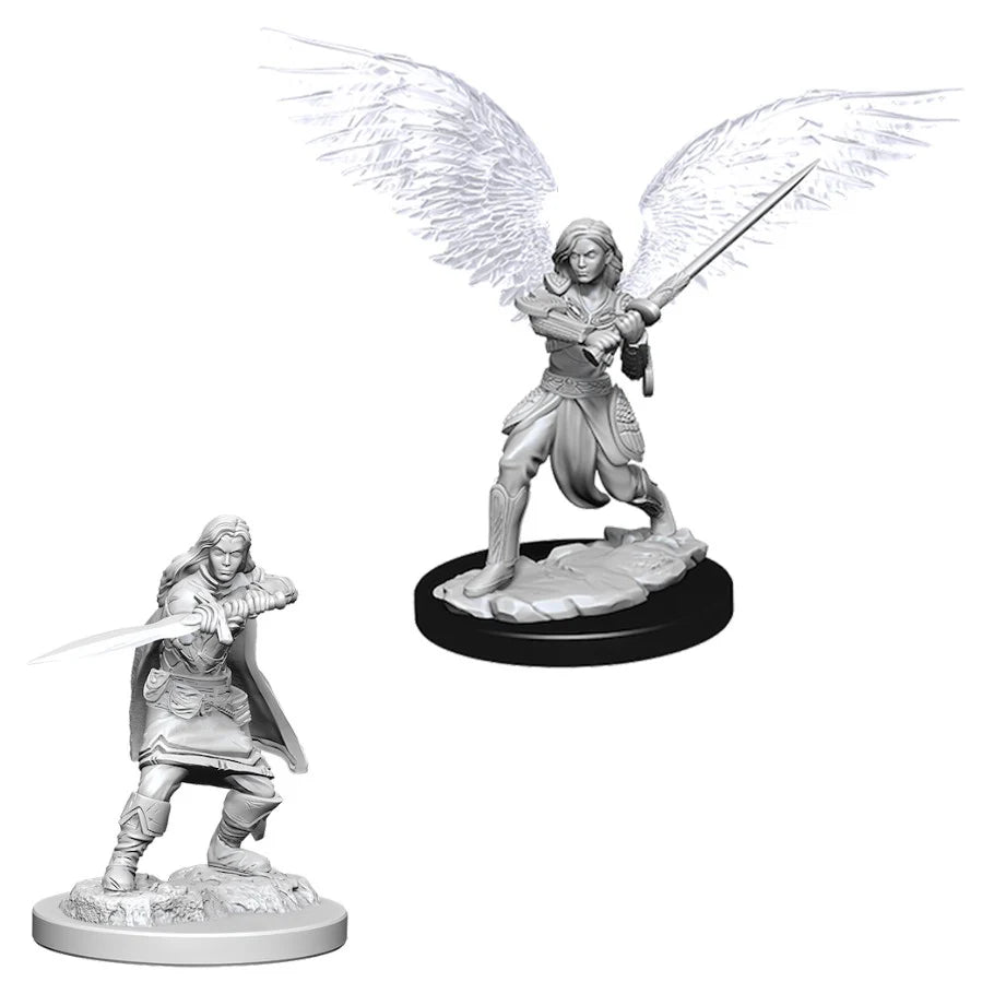 WizKids Dungeons & Dragons Nolzur's Marvelous Miniatures Unpainted Minis Wave 6 Female Aasimar Fighter