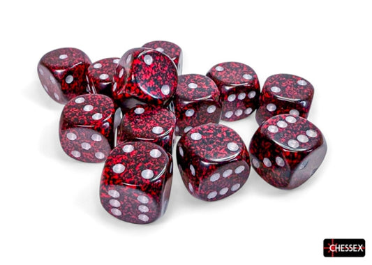 Chessex Speckled Silver Volcano 16mm D6 (12 Dice)