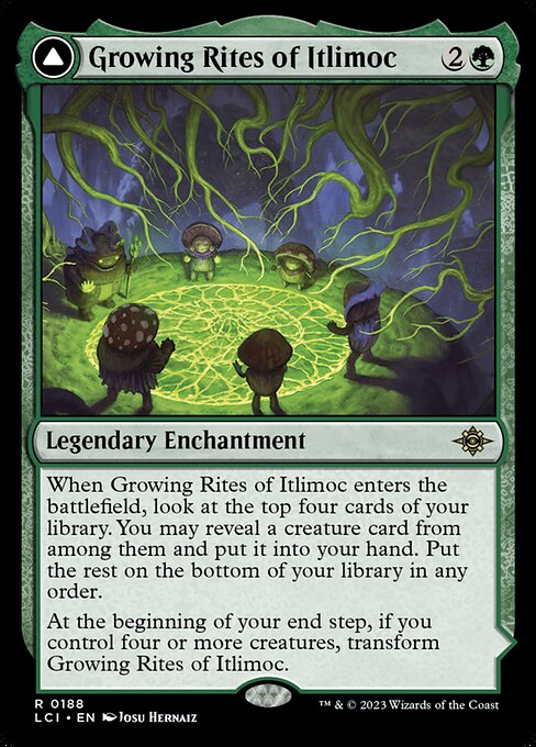 Growing Rites of Itlimoc // Itlimoc, Cradle of the Sun - The Lost Caverns of Ixalan #188 (Near Mint)