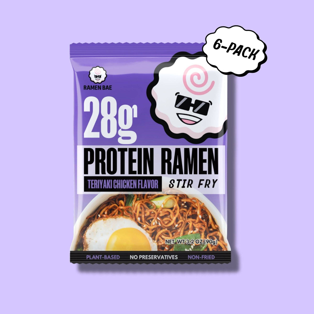 Teriyaki Chicken Stir Fry Protein Ramen - Case of 6