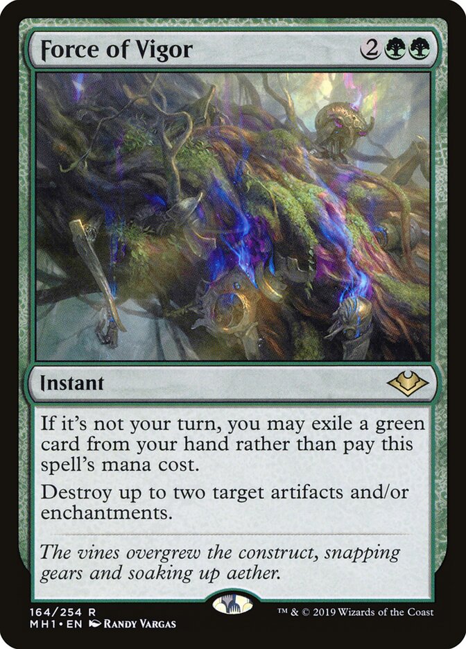 Force of Vigor - Modern Horizons #164 (Lightly Played)