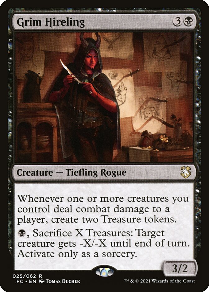 Grim Hireling - Forgotten Realms Commander #25 (Lightly Played)
