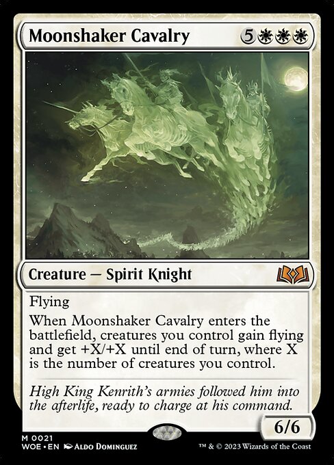 Moonshaker Cavalry - Wilds of Eldraine #21 (Lightly Played)