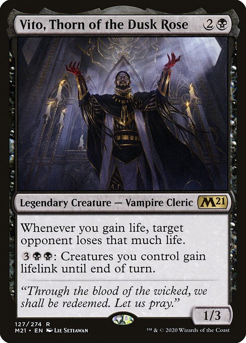 Vito, Thorn of the Dusk Rose - Media Promos #127 (Lightly Played)
