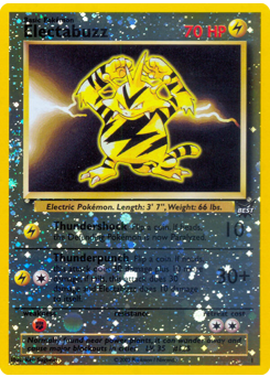 Electabuzz Reverse Holofoil - Best of Game #1 (Lightly Played)