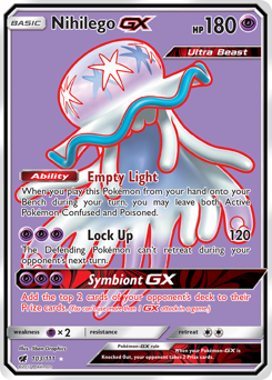 Nihilego-GX Holofoil - Crimson Invasion #103 (Near Mint)