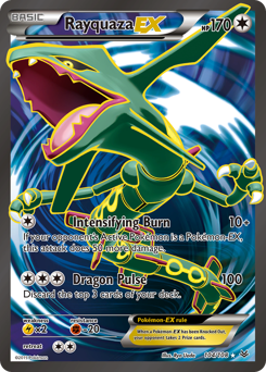 Rayquaza-EX Holofoil - Roaring Skies #104 (Moderately Played)