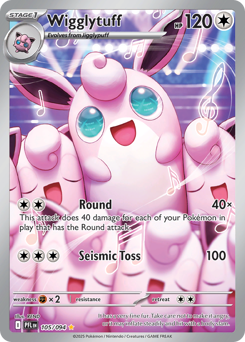 Wigglytuff Holofoil - Phantasmal Flames #105 (Near Mint)