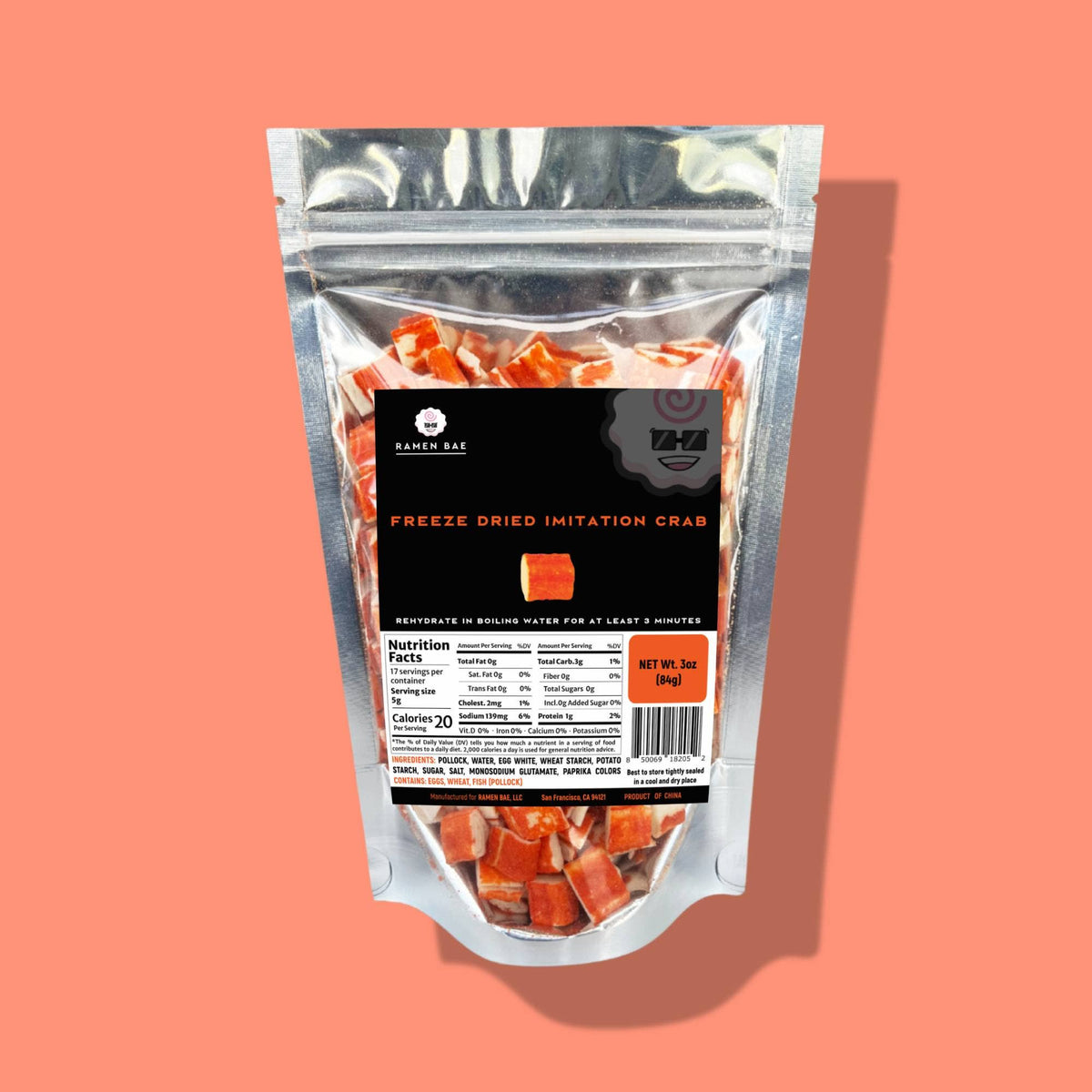 Imitation Crab - 3 oz bag