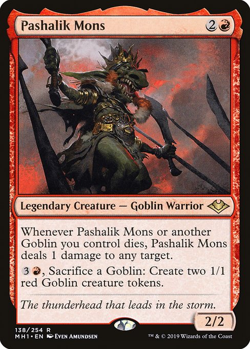 Pashalik Mons - Modern Horizons #138 (Lightly Played)
