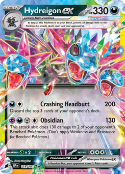 Hydreigon ex Holofoil - Surging Sparks #119 (Near Mint)