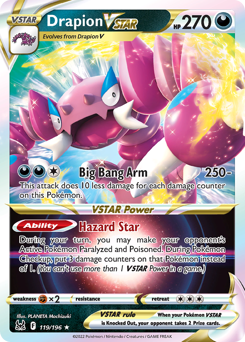 Drapion VSTAR Holofoil - Lost Origin #119 (Near Mint)