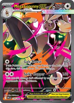 Mega Lopunny ex Holofoil - Phantasmal Flames #128 (Near Mint)
