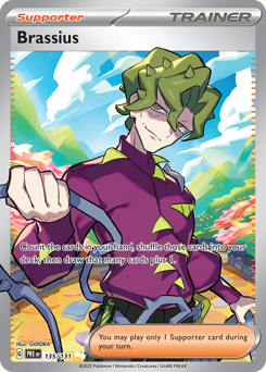 Brassius Holofoil - Prismatic Evolutions #135 (Near Mint)