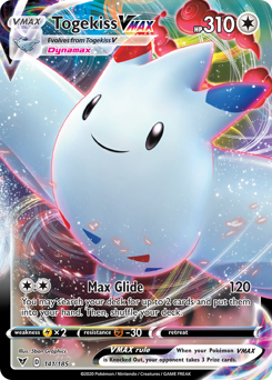 Togekiss VMAX Holofoil - Vivid Voltage #141 (Near Mint)