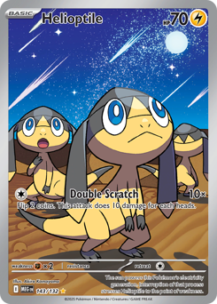 Helioptile Holofoil - Mega Evolution #143 (Near Mint)