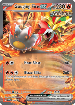 Gouging Fire ex Holofoil - Scarlet & Violet Black Star Promos #144 (Near Mint)