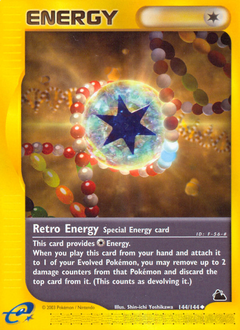 Retro Energy Reverse Holofoil - Skyridge #144 (Lightly Played)